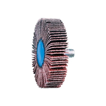 Pferd 2" x 1/2" Quick Change Flap Wheel - 1/4-20 Thread - Aluminum Oxide - 60 Grit 45350